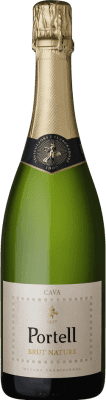 8,95 € Spedizione Gratuita | Spumante bianco Sarral Portell Brut Nature D.O. Cava Catalogna Spagna Macabeo, Parellada Bottiglia 75 cl