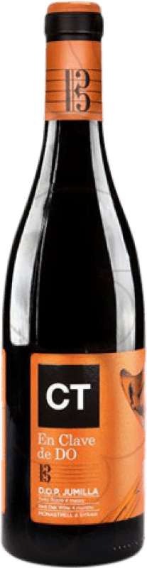 6,95 € 免费送货 | 红酒 Cortijo Trifillas CT en Clave de Do D.O. Jumilla Levante 西班牙 Syrah, Monastrell 瓶子 75 cl