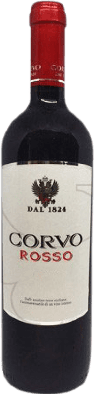 11,95 € Spedizione Gratuita | Vino rosso Corvo dal 1824 Crianza D.O.C. Italia Italia Nero d'Avola, Nerello Mascalese Bottiglia 75 cl