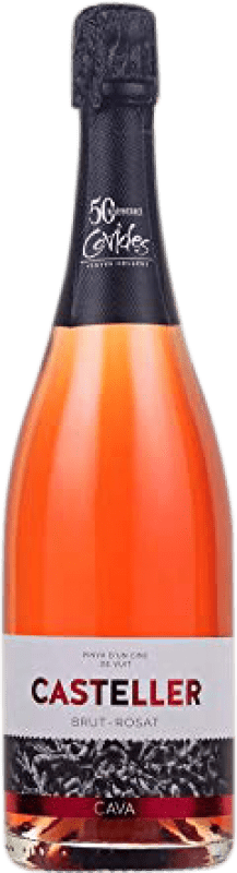 6,95 € Envoi gratuit | Vin Mousseux Rosé Covides Casteller Brut Jeune D.O. Cava Catalogne Espagne Garnacha — Grenache, Trepat Bouteille 75 cl