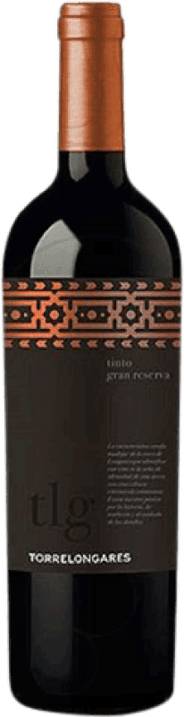 4,95 € Envío gratis | Vino Tinto Covinca Torrelongares Gran Reserva D.O. Cariñena Aragón España Tempranillo, Garnacha, Mazuelo, Cariñena 75 cl
