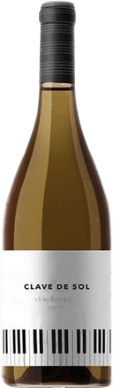 3,95 € Kostenloser Versand | Weißwein Covinca Clave de Sol Jung D.O. Cariñena Aragón Spanien Chardonnay 75 cl