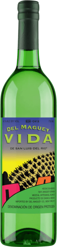 55,95 € Kostenloser Versand | Mezcal Del Maguey Vida Espadín Mexiko Flasche 70 cl