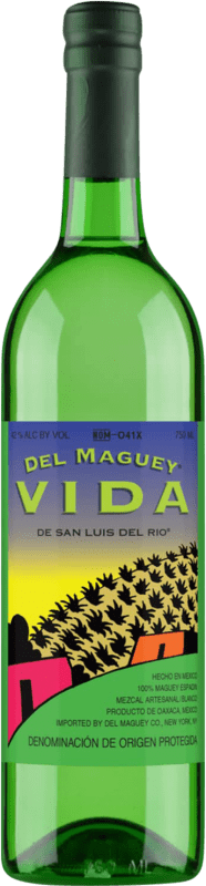 49,95 € 免费送货 | 梅斯卡尔酒 Del Maguey Vida Espadín 墨西哥 瓶子 70 cl