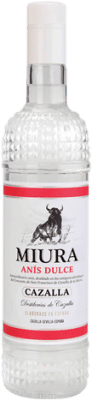 16,95 € Kostenloser Versand | Anislikör Miura Dulce — Lieblich Spanien 70 cl Cazalla