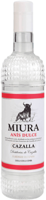16,95 € Envio grátis | Anis Miura Dulce — Doce Espanha 70 cl Cazalla