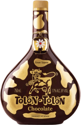 16,95 € Envío gratis | Crema de Licor Campeny Tolon-Tolon Chocolat Cream España Botella 70 cl