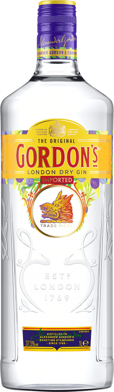 19,95 € Envoi gratuit | Genièvre Gin Gordon's Royaume-Uni Bouteille 1 L