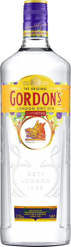 18,95 € Free Shipping | Gin Gordon's United Kingdom Bottle 1 L