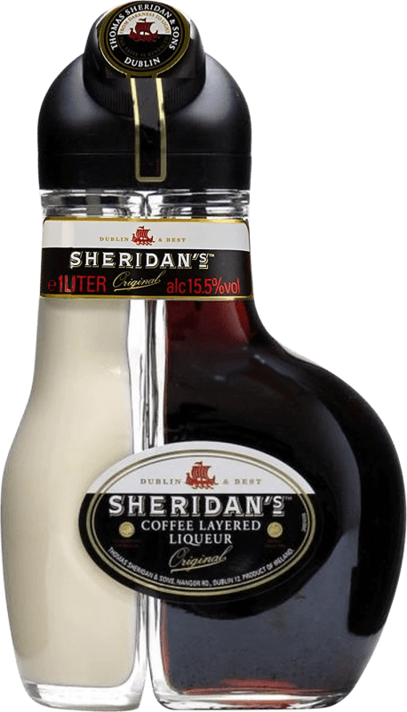 31,95 € 免费送货 | 利口酒霜 Sheridan's 爱尔兰 瓶子 1 L