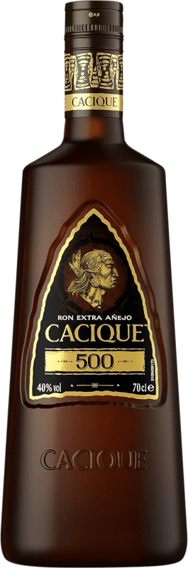 34,95 € Envío gratis | Ron Cacique 500 Extra Añejo Venezuela Botella 70 cl