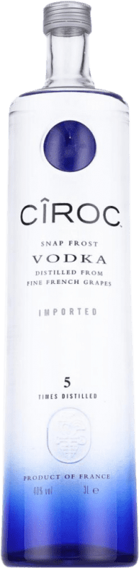 239,95 € Envio grátis | Vodca Cîroc França Garrafa Jéroboam-Duplo Magnum 3 L