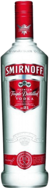 19,95 € Spedizione Gratuita | Vodka Smirnoff Etiqueta Roja Francia Bottiglia 1 L