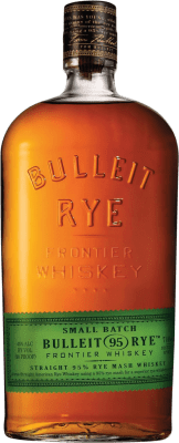 39,95 € Envio grátis | Whisky Blended Bulleit Rye Straight 95 Small Batch Kentucky Estados Unidos Garrafa 70 cl