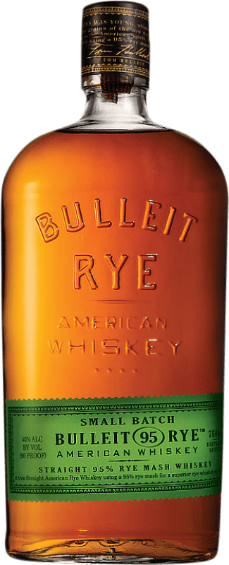 45,95 € Envio grátis | Whisky Blended Bulleit 95 Small Batch, Rye, Straight Kentucky Estados Unidos 70 cl