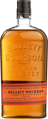 31,95 € Envio grátis | Whisky Bourbon Bulleit Straight Estados Unidos Garrafa 70 cl