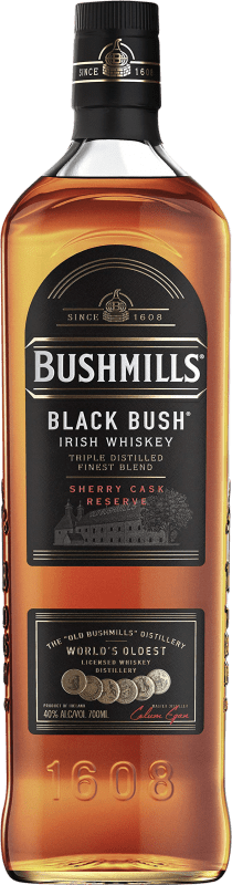 26,95 € 免费送货 | 威士忌混合 Bushmills Black Bush 爱尔兰 瓶子 70 cl