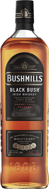 26,95 € Free Shipping | Whisky Blended Bushmills Black Bush Ireland Bottle 70 cl