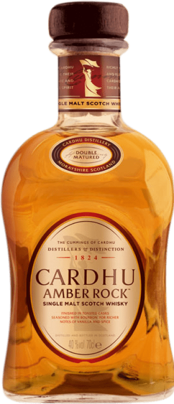 46,95 € 送料無料 | ウイスキーシングルモルト Cardhu Amber Rock イギリス ボトル 70 cl