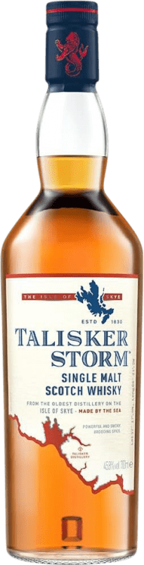 52,95 € Envio grátis | Whisky Single Malt Talisker Storm Reino Unido Garrafa 70 cl