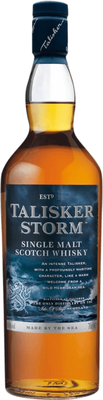 52,95 € Free Shipping | Single Malt Whisky Talisker Storm United Kingdom Bottle 70 cl