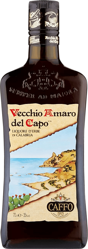 18,95 € Free Shipping | Bitter Aperitif Fratelli Caffo Vecchio Amaro del Capo Italy Bottle 70 cl