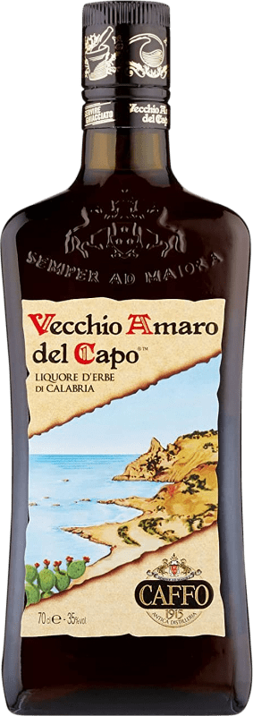 19,95 € Kostenloser Versand | Liköre Fratelli Caffo Vecchio Amaro del Capo Italien Flasche 70 cl