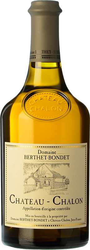 182,95 € Free Shipping | Fortified Wine Berthet-Bondet Jaune — Yellow Crianza — Aged A.O.C. Château-Chalon Jura France Savagnin Eco — Organic 62 cl