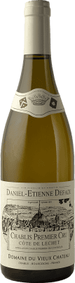 69,95 € Envío gratis | Vino Blanco Daniel-Etienne Defaix Côte de Léchet 1er Premier Cru Crianza A.O.C. Chablis Francia Chardonnay 75 cl