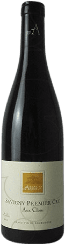 41,95 € Kostenloser Versand | Rotwein Domaine d'Ardhuy Savigny 1er Cru Aux Clous Alterung A.O.C. Bourgogne Frankreich Pinot Schwarz Flasche 75 cl