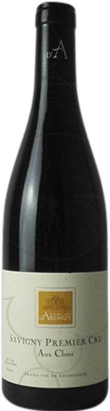 46,95 € Spedizione Gratuita | Vino rosso Domaine d'Ardhuy Savigny Premier Cru Aux Clous Crianza A.O.C. Bourgogne Francia Pinot Nero Bottiglia 75 cl