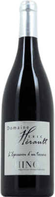 10,95 € Envío gratis | Vino Tinto Eric Herault Chinon Crianza A.O.C. Francia Francia Cabernet Franc 75 cl