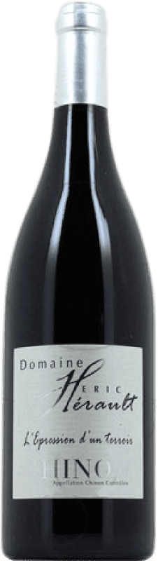 10,95 € Бесплатная доставка | Красное вино Eric Herault Chinon старения A.O.C. France Франция Cabernet Franc бутылка 75 cl