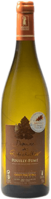 16,95 € 免费送货 | 白酒 Grebet Père Domaine des Rabichattes 年轻的 A.O.C. Blanc-Fumé de Pouilly 法国 Sauvignon White 瓶子 75 cl