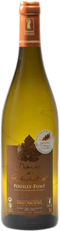 16,95 € Бесплатная доставка | Белое вино Grebet Père Domaine des Rabichattes Молодой A.O.C. Blanc-Fumé de Pouilly Франция Sauvignon White бутылка 75 cl