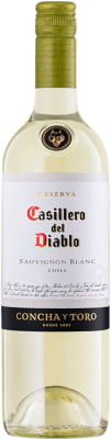 12,95 € 免费送货 | 白酒 Concha y Toro Casillero del Diablo I.G. Valle Central 中央谷地 智利 Sauvignon White 瓶子 75 cl