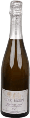 9,95 € 免费送货 | 白起泡酒 Leduc-Frouin Cremant de Loire 香槟 年轻的 A.O.C. France 法国 瓶子 75 cl