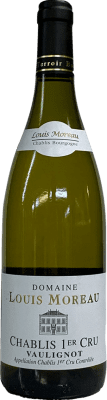34,95 € Free Shipping | White wine Louis Moreau Vaulignot 1er Cru Aged A.O.C. Chablis Premier Cru France Chardonnay Bottle 75 cl