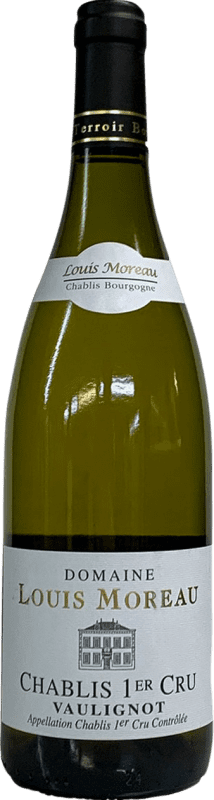 44,95 € Бесплатная доставка | Белое вино Louis Moreau Vaulignot старения A.O.C. Chablis Premier Cru Франция Chardonnay бутылка 75 cl