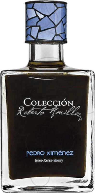 51,95 € Spedizione Gratuita | Vino fortificato Espíritus de Jerez Colección Roberto Amillo D.O. Jerez-Xérès-Sherry Andalucía y Extremadura Spagna Pedro Ximénez Bottiglia Medium 50 cl