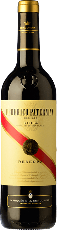 8,95 € Envoi gratuit | Vin rouge Paternina Réserve D.O.Ca. Rioja La Rioja Espagne Tempranillo, Grenache, Mazuelo, Carignan Bouteille 75 cl