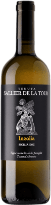 8,95 € Envío gratis | Vino blanco Tasca d'Almerita Sallier de la Tour D.O.C. Sicilia Sicilia Italia Inzolia Botella 75 cl