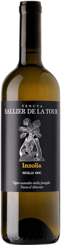 12,95 € Free Shipping | White wine Tasca d'Almerita Sallier de la Tour D.O.C. Sicilia Sicily Italy Inzolia Bottle 75 cl