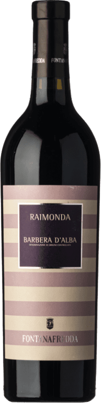 16,95 € Spedizione Gratuita | Vino rosso Fontanafredda Raimonda d'Alba D.O.C. Italia Italia Barbera Bottiglia 75 cl