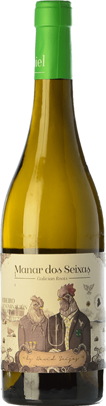 23,95 € Envoi gratuit | Vin blanc Gallina de Piel Manar dos Seixas Jeune D.O. Ribeiro Galice Espagne Godello, Loureiro, Treixadura, Albariño Bouteille 75 cl