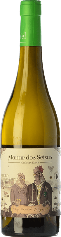 26,95 € Free Shipping | White wine Gallina de Piel Manar dos Seixas Young D.O. Ribeiro Galicia Spain Godello, Loureiro, Treixadura, Albariño Bottle 75 cl