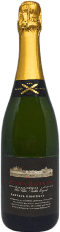 13,95 € 免费送货 | 白起泡酒 Gleva Estates Ramón Raventós Dissident 香槟 预订 D.O. Cava 加泰罗尼亚 西班牙 Pinot Black, Macabeo, Chardonnay, Parellada, Xarel·lo Vermell 瓶子 75 cl