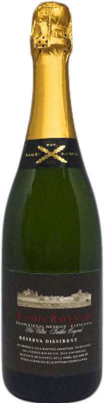 14,95 € Kostenloser Versand | Weißer Sekt Gleva Estates Ramón Raventós Dissident Brut Reserve D.O. Cava Katalonien Spanien Spätburgunder, Macabeo, Chardonnay, Parellada, Xarel·lo Vermell Flasche 75 cl