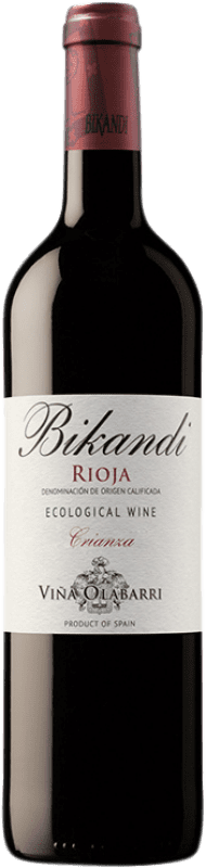 10,95 € Kostenloser Versand | Rotwein Olabarri Bikandi Ecológico Alterung D.O.Ca. Rioja La Rioja Spanien Tempranillo Eco Biologisch Flasche 75 cl
