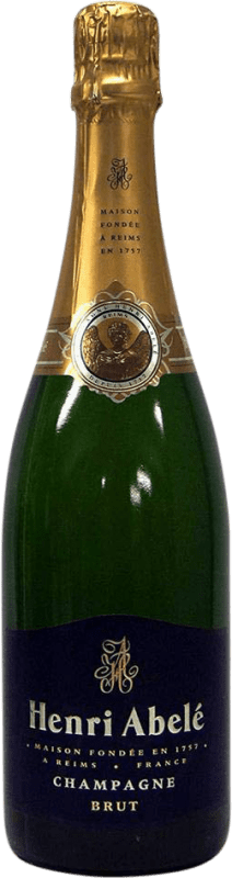 51,95 € Бесплатная доставка | Белое игристое Henri Abelé брют A.O.C. Champagne шампанское Франция Pinot Black, Chardonnay, Pinot Meunier бутылка 75 cl